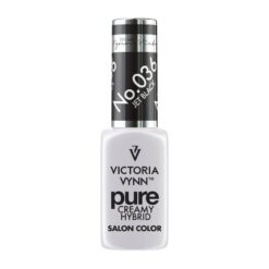 Бутилка гел лак Victoria Vynn Pure Creamy Hybrid 036 Jet Black 8ml — абсолютно черно