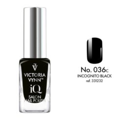 Класически лак за нокти iQ NAIL POLISH 036 Incognito Black 9мл.